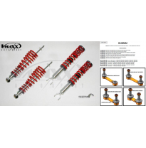 Kit Suspension Regulable Altura V-Maxx Mazda Mx5  1.8 / 2.0 / Roadster / Coupé   * = Para Bajar Mas De 40 Mm Utilizar Pernos De