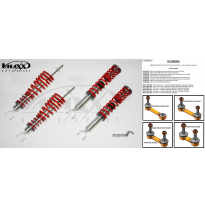 Kit Suspension Regulable Altura V-Maxx Mazda Mx5 Nd  1.5 / 2.0 Skyactiv-G   * = Para Bajar Mas De 40 Mm Utilizar Pernos De Conex