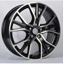 Llanta Wsp Italy Alfa  8x18 Wd004 Zurich Et33 5x110 65.1 Ff Glossy Black Polished&amp;m