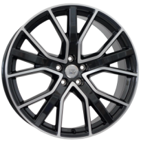 Llanta Wsp Italy Audi  8,5x20 W571 Alicudi Et43 5x112 66.6 Ff Gl Black Pol Bk5fp +M