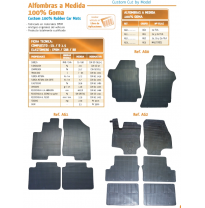 Alfombra 100% Goma a Medida Peugeot 4007 5 -Puertas  Año 07-