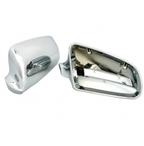 Juego Carcasas Cromadas Para Espejos Retrovisores Audi A3 8p Y 8pa Del 2003>08 , A4 B7 Del 2004>08 , A6 4f Del 2005>08 Btr Perfo