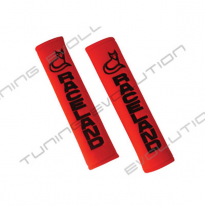 Cubrecinturon Raceland Alcantara Rojo