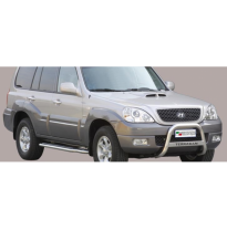 Defensa Delantera Acero Inox Hyundai Terracan  04&gt;