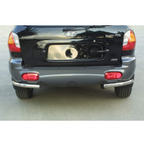 Defensa Trasera Acero Inox Diametro 50 Hyundai Santa Fe 00/04