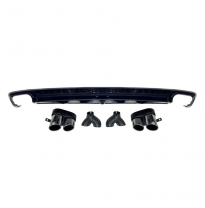 Difusor Trasero Audi A6 / A6 Avant C8 Look S6