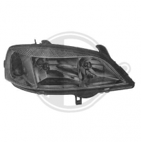 Faro Izq. Astra, 97-04; Marco Negro; Coupé;Cabrio;Limous.; Combi