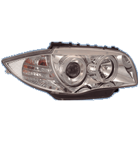 Faros Delanteros Bm 1 E87 04- Chrome + Halorim