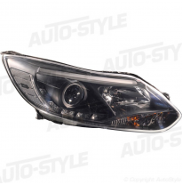 Faros Delanteros Luz Diurna Ford Focus Iii 2011-  Black + Motor