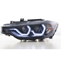 Faros Luz Diurna Bmw F30/F31_3er _ Negro 2011-2015