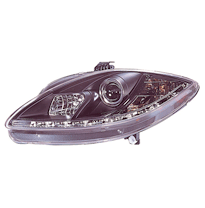 Faros Luz Diurna Seat Leon 09- Zwart