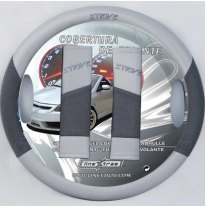 Funda Cubrevolante Gris Cla./Gris Osc C/Almohadillas Cintur