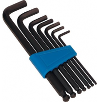 Juego De Llaves Allen De Bola Largas Pulgadas 10pzs