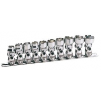 Juego De Llaves De Vaso Articuladas 3/8&quot; 10pzs