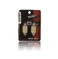 Lámparas T11 ( C5w ) Canbus 12 Smd 42mm Blanco 12v