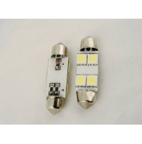 Lamparas T11 Blanco -  4 Leds Smd 39mm 12v