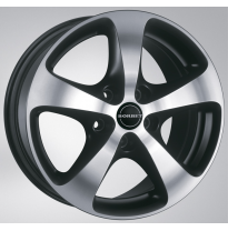 Llanta Borbet Cc Black 8,5 X 18 Black Polished Matt 5 Tornillos