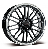 Llanta Borbet Cw2 7,0 X 17 Negro Pulido Borbet Wheels