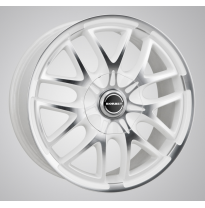 Llanta Borbet Xa White 9 X 20 White Polished 4-5 Tornillos
