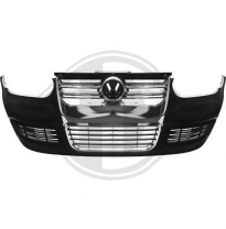 Parachoques Delantero Golf,97-03; R32 Look;Pintable; Parrilla Cromada