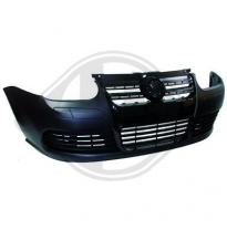 Parachoques Delantero Golf,97-03; R32 Look;Pintable; Parrilla Negra