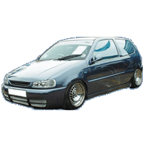 Paragolpes Delantero Gt Vbumper Vw Polo 6n 9/94-9/99