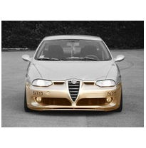 Paragolpes Delantero + Lamina En Fibra Con Rejilla (Logo No Incl. Art.434) Alfa 156 1-Model Fiberglass (Gfk) Tüv-Kba El Tiempo D