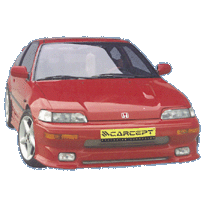 Paragolpes Delantero Vbumper Honda Crx Niet V-Tec!!