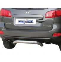 Paragolpes Tras Acero Inoxidable 76mm Hyundai Santa Fe 2006