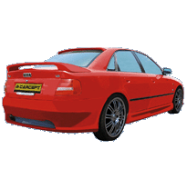 Paragolpes Trasero Abumper Au A4 -00 Basic