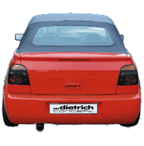 Paragolpes Trasero Abumper Clean Vw Golf Iii + Kenteke