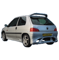 Paragolpes Trasero Abumper Pe 106 4/96- Excl. Gti/Xs