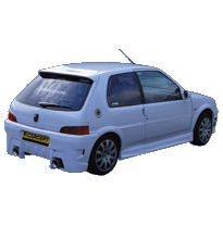 Paragolpes Trasero Abumper Pe 106 4/96- Gti/Xs