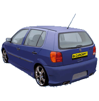 Paragolpes Trasero Abumper Vw Polo 6n 94-99