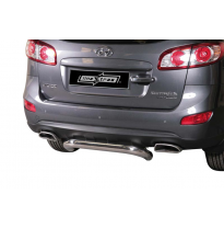 Paragolpes Trasero Acero Inoxidable 76mm Hyundai Santa Fe 2010