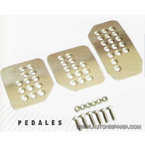 Pedales 01 Aluminio  Pulido