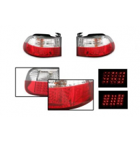 Piloto Trasero Crystal Red/Clear Led Jcp Honda Civic 92/95 3dr Hb Eg