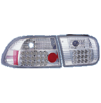 Pilotos Led Al Ho Civic 3drs 92-95 Led Chrome