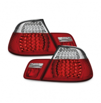 Pilotos Led Bmw E46 Coupé 03-05 _ Red/Crystal
