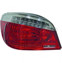 Pilotos LED BMW E60 2003-2007 rojo/cromo DEPO