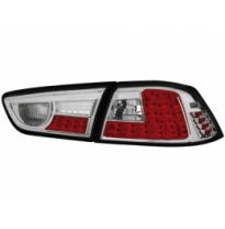 Pilotos Led Mitsubishi Lancer Ab 08 Cromados