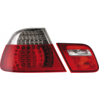 Pilotos Trasero Bm 3 E46 Cabrio 4/99-3/03 Led Red/Clear