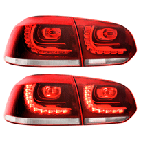 Pilotos Traseros Vw Golf Vi 08-12 Led R-Look R/C