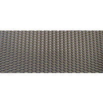 Rejilla De Aliminium Racing V Negro 120x30cm