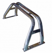 Roll-Bar Sencillo Oval  Acero Inoxidable Toyota