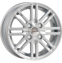 Llanta Avus Koala /S Hyper Silver 13 X 5.00  4x98 Et-30 Buje 58.1