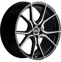 LLANTA FONDMETAL STC-45 20 X 10.5 ET 47 5X120 Buje: 72,6 GLOSSY BLACK MACHINED