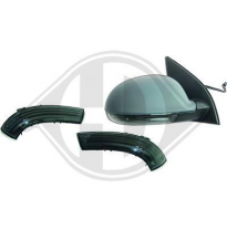 Set Intermitente Del Espejo Golf 5, 03->> Led/ Negro; Tb. Jetta 05->>