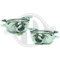 Set Luces Antinieblas W203, 01->> Con Lente Del Proyector; Cromado; H3
