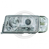 Set Proyector De Faros W201, 82-93 Cristal Claro/Cromado; Incl. Intermitente